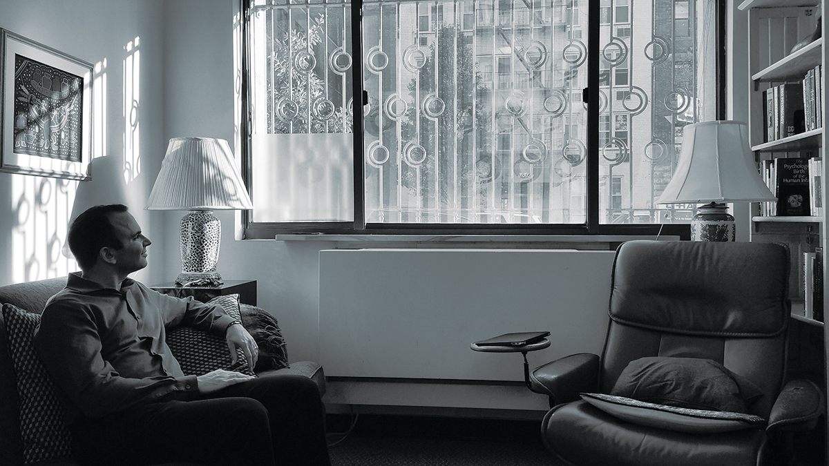A calm therapy-office setting for diabetes support conversations